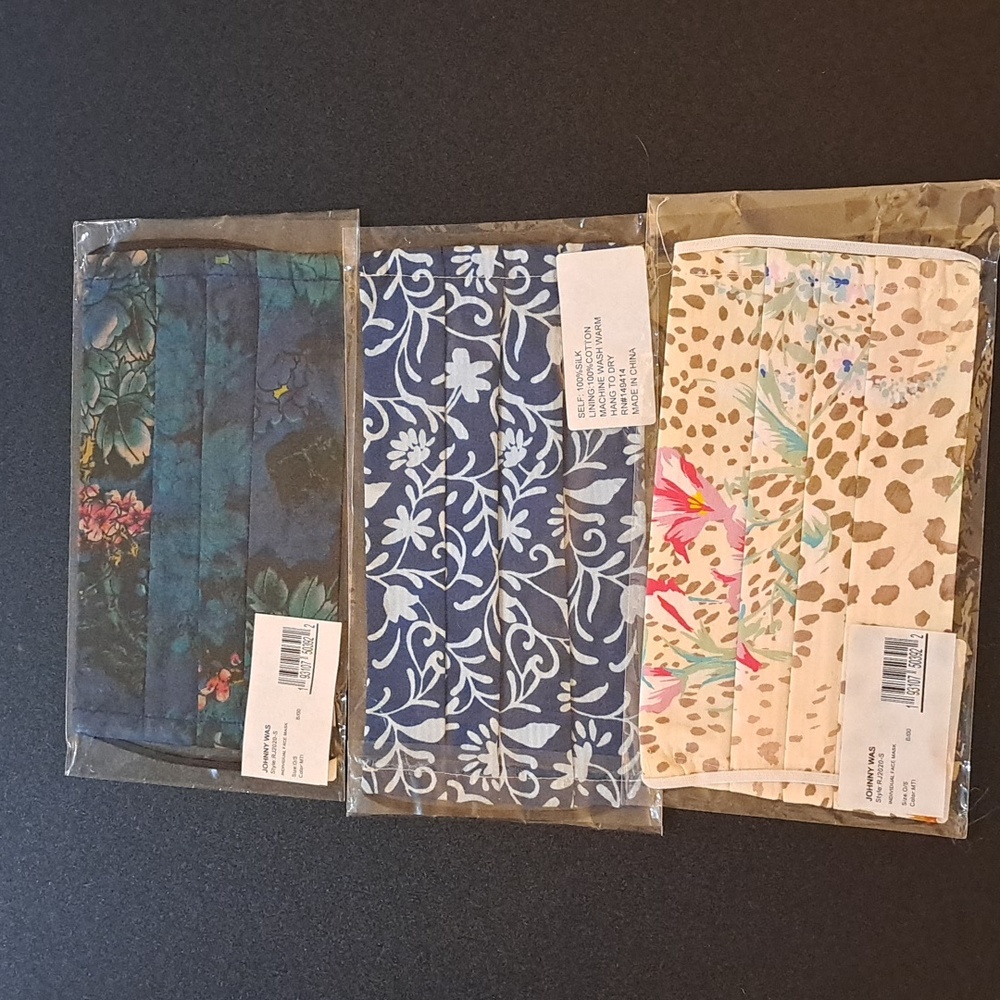 Johnny Was Face Masks (3) NEW